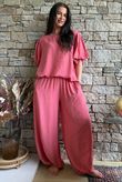 Randles Puff Sleeve Blouse Rhubarb Rose